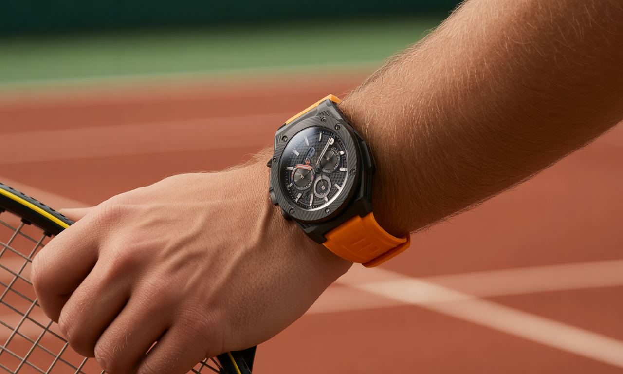 roland garros : découvrez comment rafael nadal a attiré tous les regards en exhibant une montre d'une valeur exceptionnelle de 900 000 euros lors du tournoi.